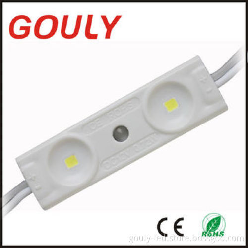 Injection LED Module Light with Lens, 0.48W/12V DC Voltage and Single/RGB Colors, Water-resistant